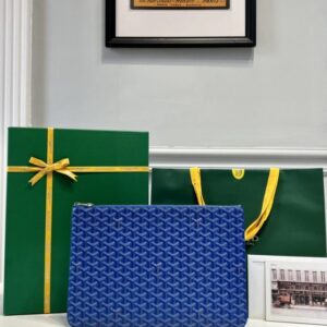 Replica Goyard Senat MM Blue - realistic designer-inspired fake bag