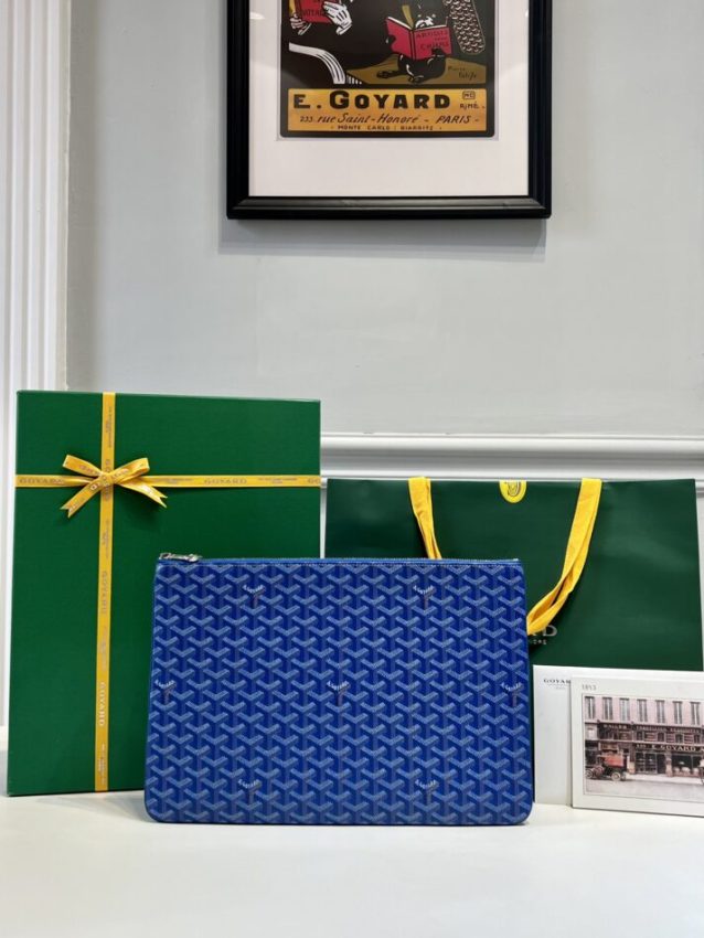 Replica Goyard Senat MM Blue - realistic designer-inspired fake bag