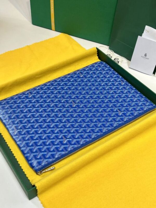 Replica Goyard Senat MM Blue - authentic-look luxury purse replica