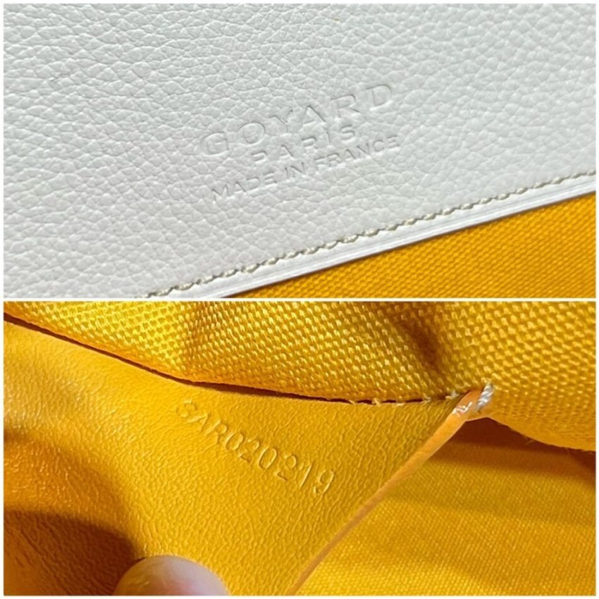 Replica Goyard Senat MM White - premium-grade designer purse dupe