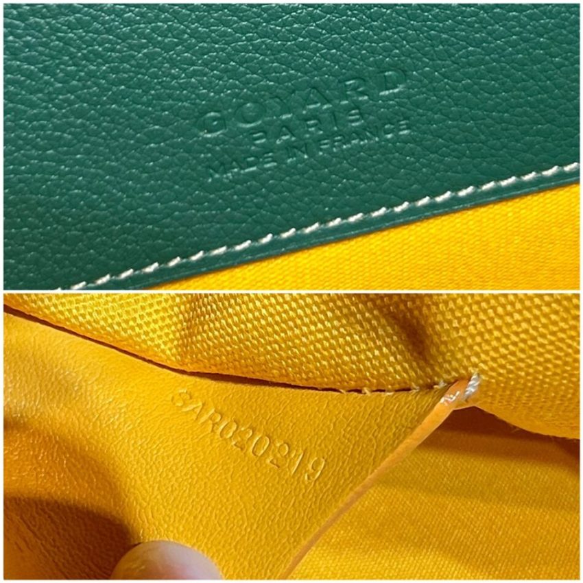 Replica Goyard Senat MM Green - 1:1 designer replica handbag