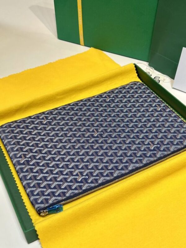 Replica Goyard Senat MM Dark Blue - premium 1:1 fake handbag model