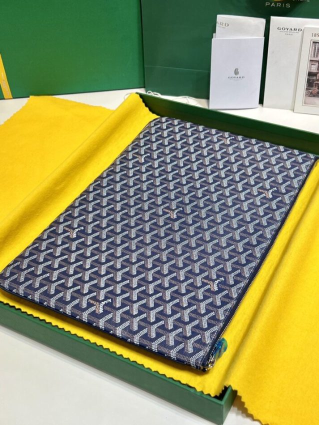 Replica Goyard Senat MM Dark Blue - 1:1 designer replica handbag