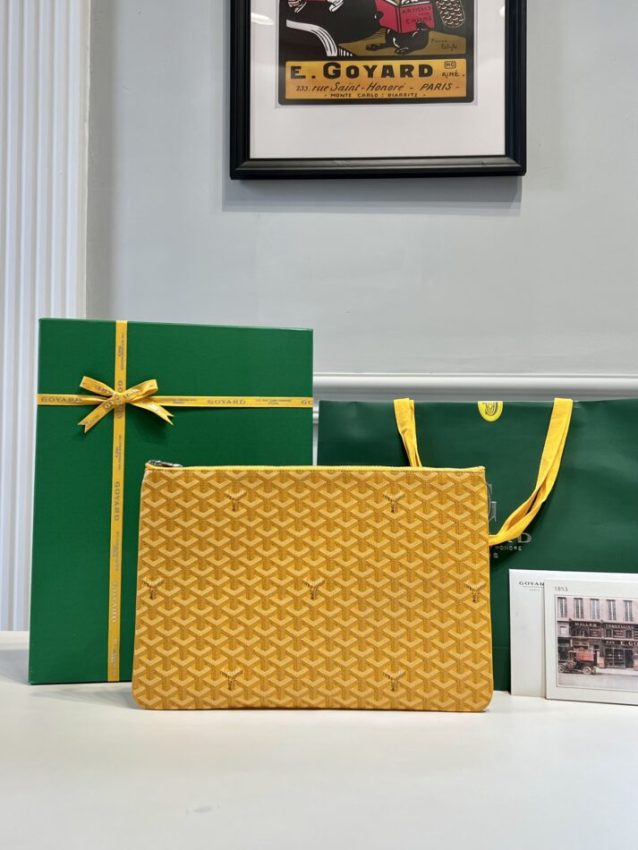 Replica Goyard Senat MM Yellow - high-quality designer bag clone