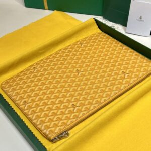 Replica Goyard Senat MM Yellow - ultra-realistic fake designer tote