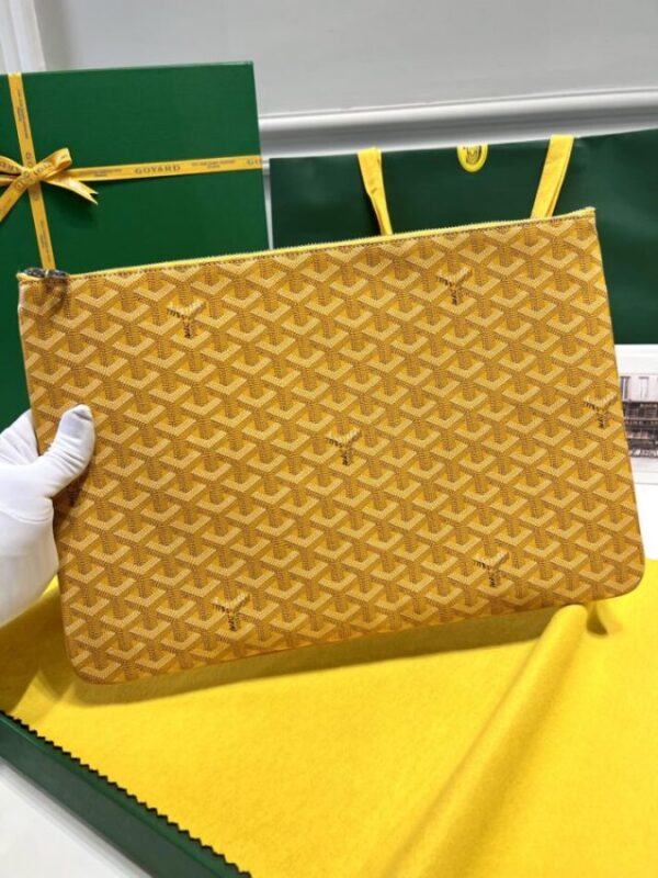 Replica Goyard Senat MM Yellow - top-tier luxury replica shoulder bag