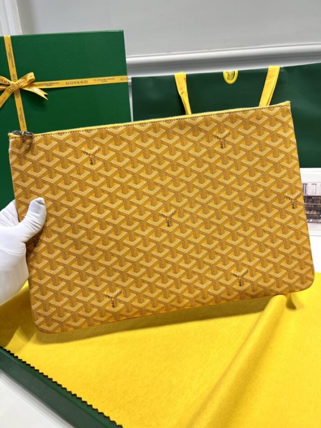 Replica Goyard Senat MM Yellow - top-tier luxury replica shoulder bag