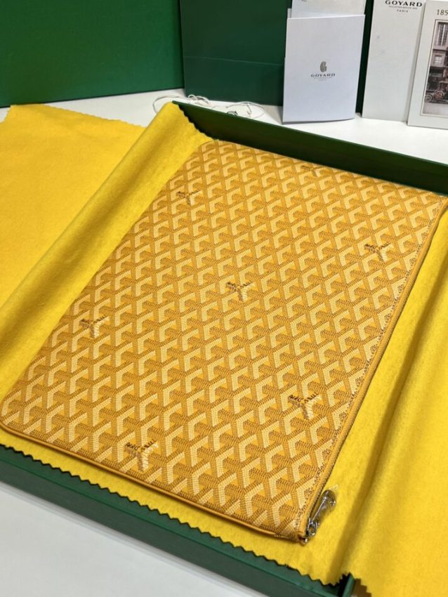 Replica Goyard Senat MM Yellow - authentic-look luxury purse replica