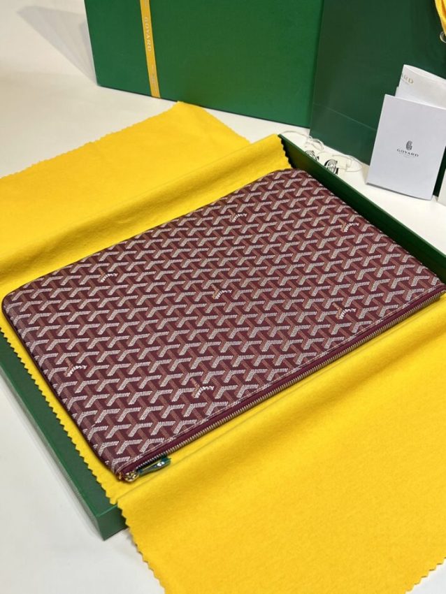 Replica Goyard Senat MM Bordeaux - top-tier luxury replica shoulder bag