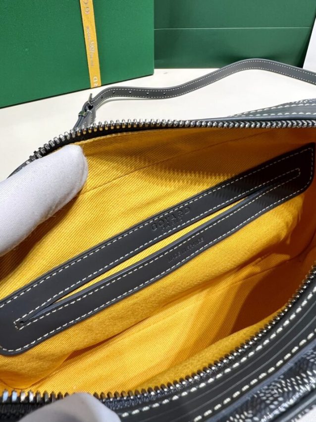 Replica Goyard Cap Vert Red Grey - 1:1 designer replica handbag