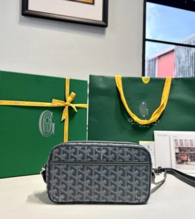 Replica Goyard Cap Vert Red Grey - realistic designer-inspired fake bag