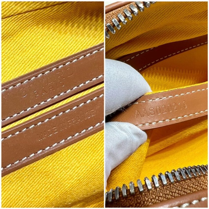 Replica Goyard Cap Vert Red Brown - top-rated replica designer bag