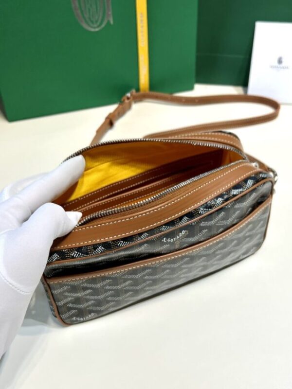 Replica Goyard Cap Vert Red Brown - ultra-realistic fake designer tote