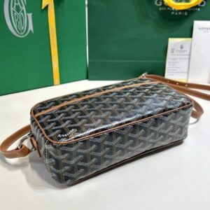 Replica Goyard Cap Vert Red Brown - top-rated replica designer bag