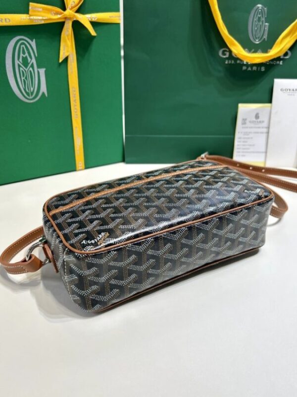 Replica Goyard Cap Vert Red Brown - top-rated replica designer bag