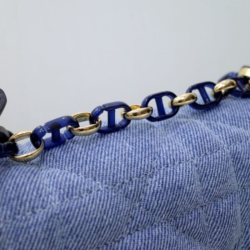 Replica Dior Caro Bag Denim Blue - elite superclone designer purse