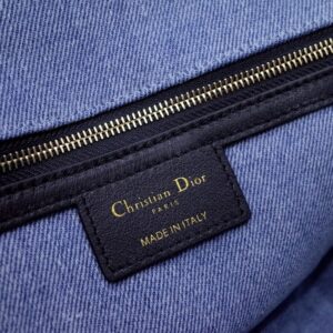 Replica Dior Caro Bag Denim Blue - top-tier luxury replica shoulder bag