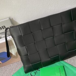 Replica Bottega Veneta Cassette Clutch Black - best quality luxury bag dupe