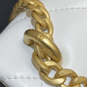 Replica CHANEL 22P Enamel Bag White - top-tier luxury replica shoulder bag