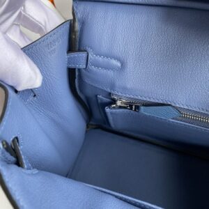 Replica Hermes Birkin Agate Blue - near-authentic luxury replica handbag
