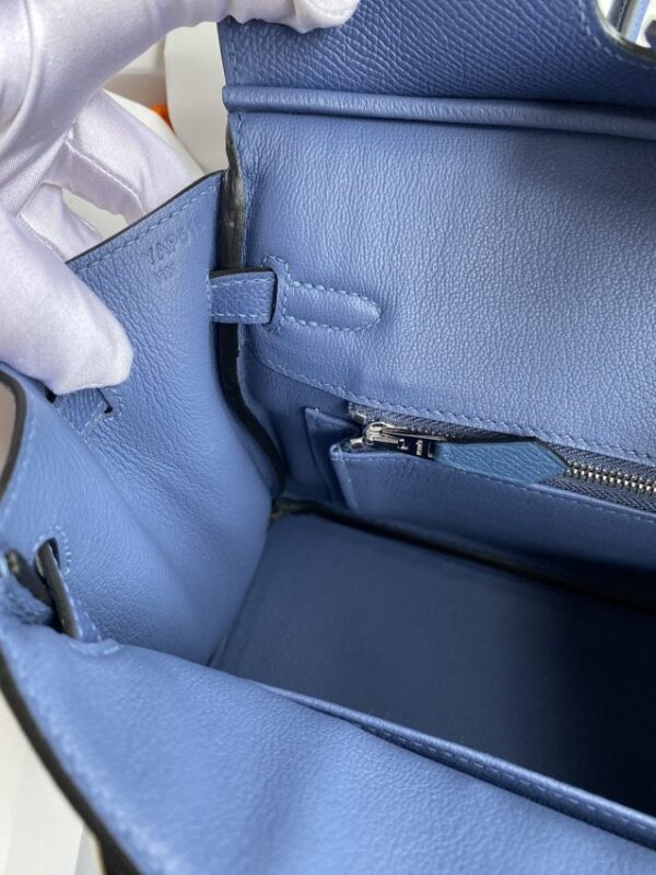 Replica Hermes Birkin Agate Blue - near-authentic luxury replica handbag