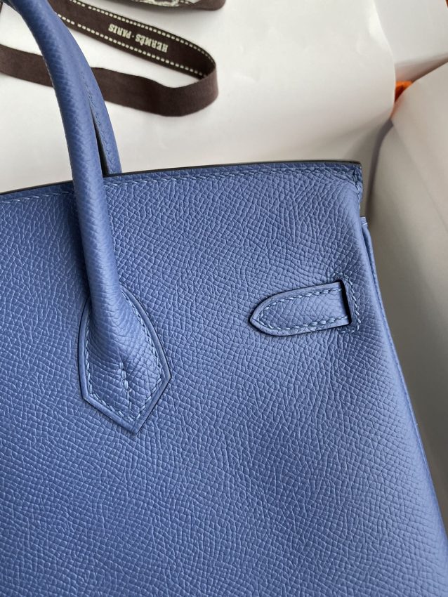 Replica Hermes Birkin Agate Blue - elite superclone designer purse