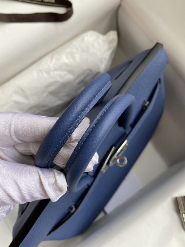 Replica Hermes Birkin Agate Blue - authentic-look luxury purse replica