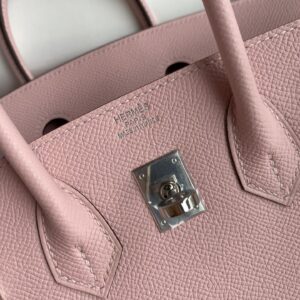 Replica Hermes Birkin Epsom Pink Silver - top-rated replica designer bag