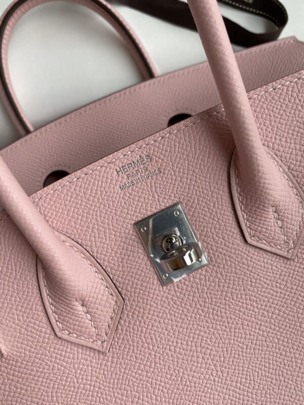 Replica Hermes Birkin Epsom Pink Silver - top-rated replica designer bag