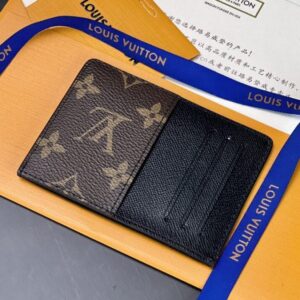 Replica Louis Vuitton Card Holder Brown - top-rated replica designer bag