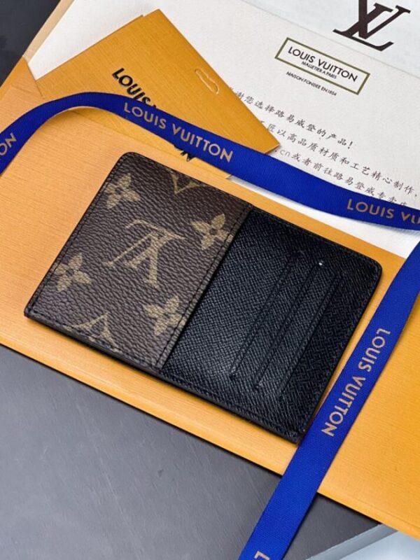 Replica Louis Vuitton Card Holder Brown - top-rated replica designer bag