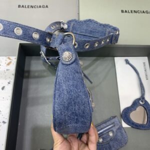 Replica Balenciaga Le Cagole Denim - elite superclone designer purse