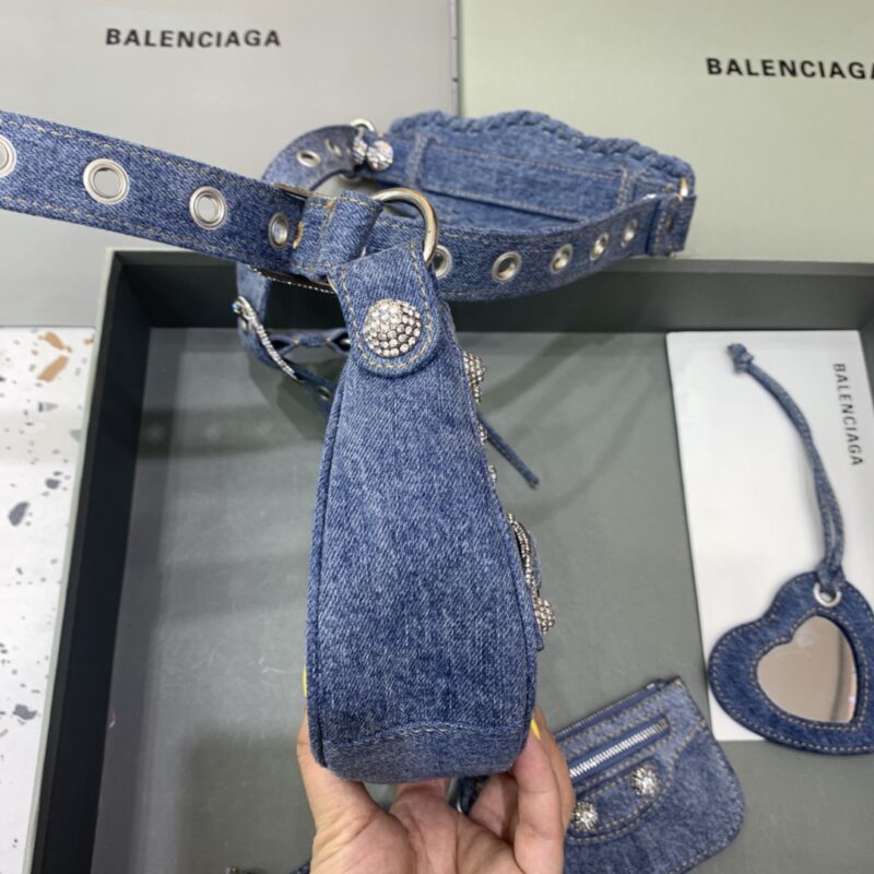 Replica Balenciaga Le Cagole Denim - elite superclone designer purse