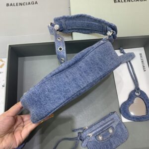 Replica Balenciaga Le Cagole Denim - best quality luxury bag dupe
