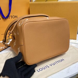 Replica Louis Vuitton Noe Bucket Brown MM - realistic designer-inspired fake bag