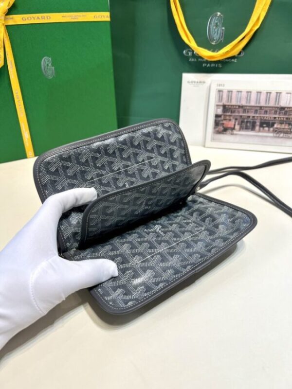 Replica Goyard Plumet Pocket Wallet Grey - high-end fake designer purse