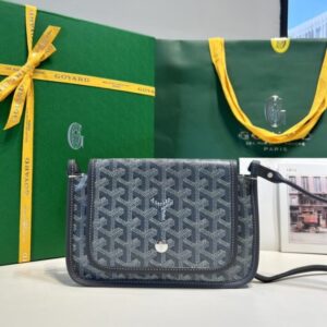 Replica Goyard Plumet Pocket Wallet Grey - high-accuracy replica luxury purse