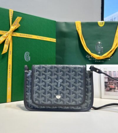 Replica Goyard Plumet Pocket Wallet Grey - high-accuracy replica luxury purse