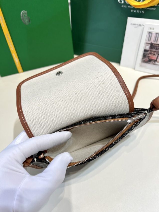 Replica Goyard Plumet Pocket Wallet Brown - high-accuracy replica luxury purse