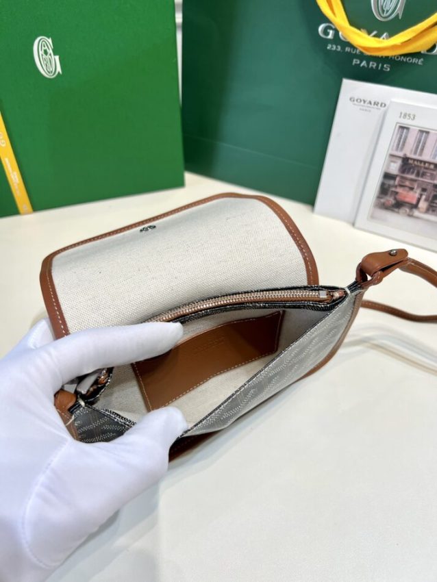 Replica Goyard Plumet Pocket Wallet Brown - ultra-realistic fake designer tote