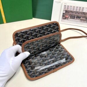 Replica Goyard Plumet Pocket Wallet Brown - premium-grade designer purse dupe