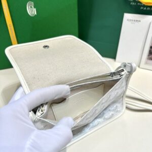 Replica Goyard Plumet Pocket Wallet White - top-tier luxury replica shoulder bag