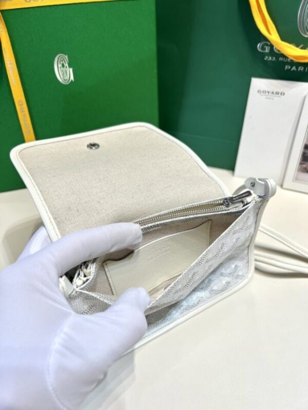 Replica Goyard Plumet Pocket Wallet White - top-tier luxury replica shoulder bag