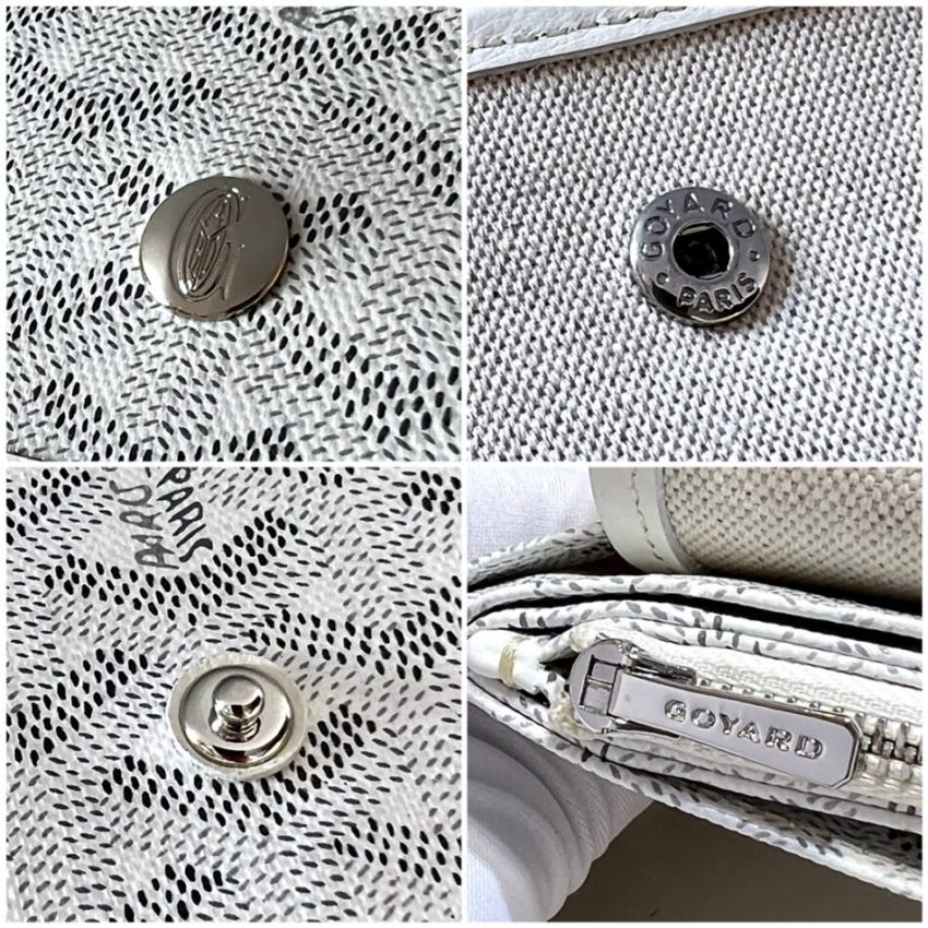 Replica Goyard Plumet Pocket Wallet White - 1:1 designer replica handbag
