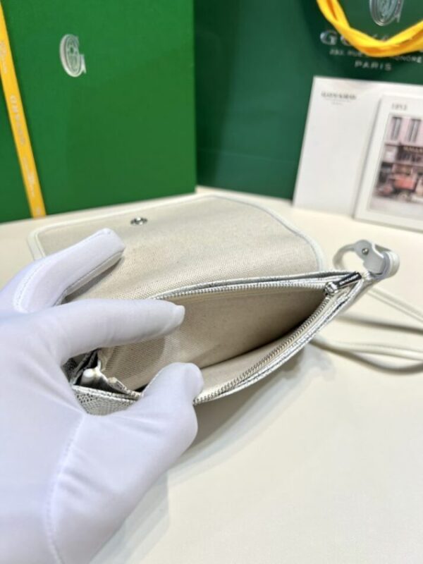 Replica Goyard Plumet Pocket Wallet White - top-rated replica designer bag