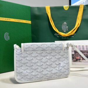 Replica Goyard Plumet Pocket Wallet White - 1:1 designer replica handbag