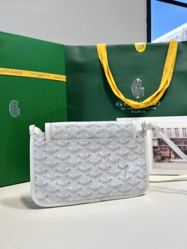 Replica Goyard Plumet Pocket Wallet White - 1:1 designer replica handbag