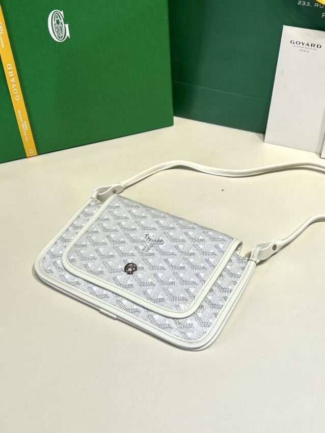Replica Goyard Plumet Pocket Wallet White - high-quality designer bag clone