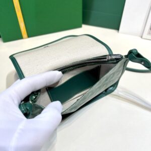 Replica Goyard Plumet Pocket Wallet Green - high-end fake designer purse