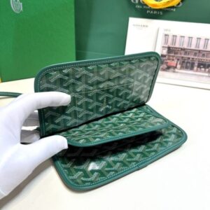 Replica Goyard Plumet Pocket Wallet Green - top-rated replica designer bag